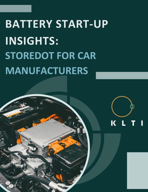 Battery Start-Up Insights: Storedot for Car Manufacturers